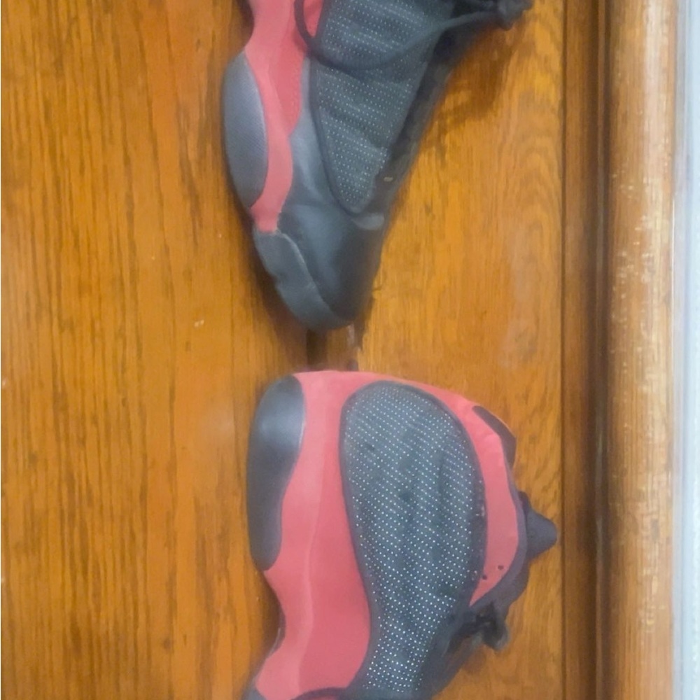 Black and Red Athletic Sneakers